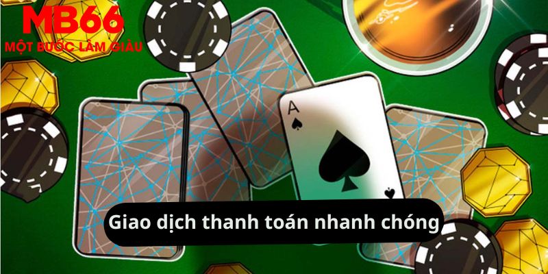 Nền hỗ trợ giao dịch thanh toán nhanh chóng, an toàn.